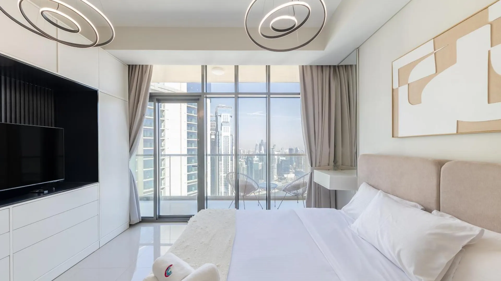 Lejlighed Stylish Studio On 58Th Floor With Stunning Views In Dubai Forenede Arabiske Emirater